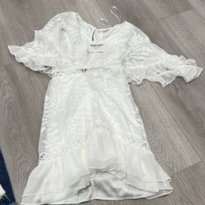 Woman’s white dress